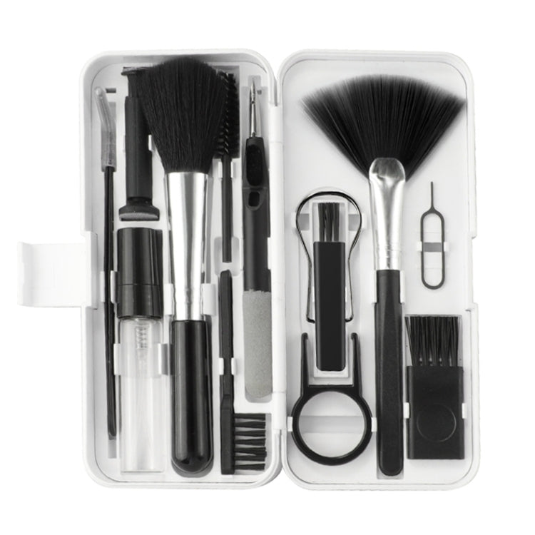 Q10 18 in1 Computer Keyboard Cleaner Brush Kit Earphone Cleaning Pen Keycap Puller, Q10