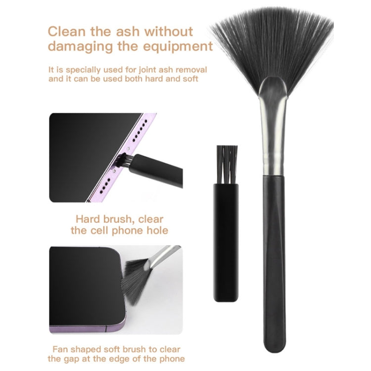 Q10 18 in1 Computer Keyboard Cleaner Brush Kit Earphone Cleaning Pen Keycap Puller, Q10