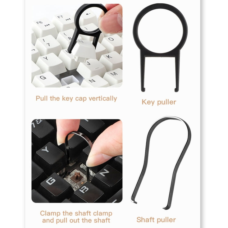 Q10 18 in1 Computer Keyboard Cleaner Brush Kit Earphone Cleaning Pen Keycap Puller, Q10