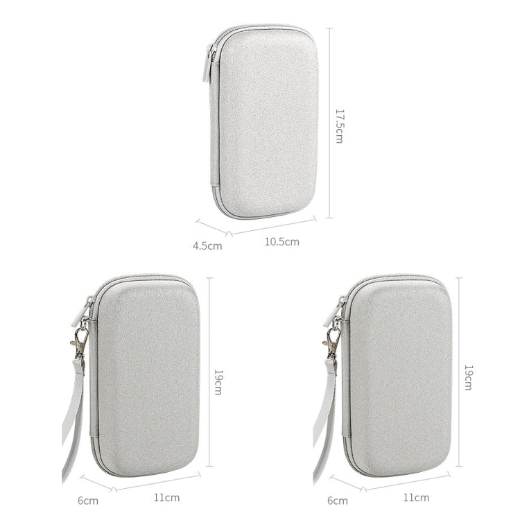 YK03 Multifunctional EVA Hard Shell Shockproof and Anti-drop Digital Storage Bag, Gray, Navy Blue, Black, with Handle (Gray), with Handle (Navy Blue), with Handle (Black), with Airbags (Gray), with Airbags (Navy Blue), with Airbags (Black)