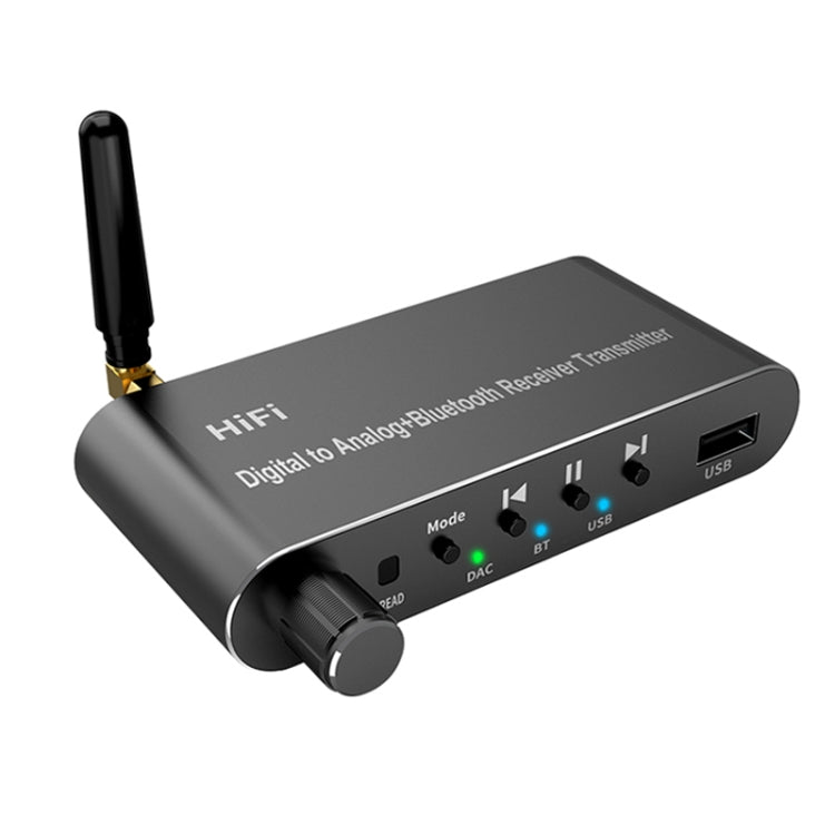 5.1 Bluetooth Optical Fiber Coaxial USB Receiver Transmitter With Remote Control, A05