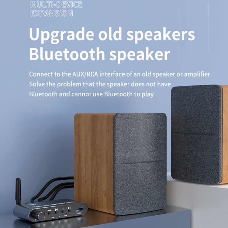 5.1 Bluetooth Optical Fiber Coaxial USB Receiver Transmitter With Remote Control, A05