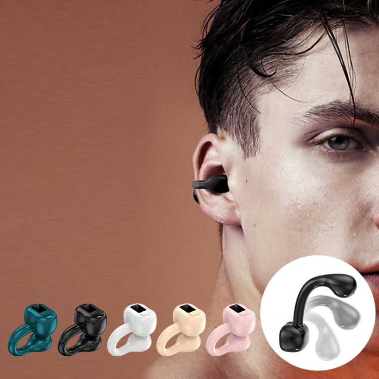 M10 IPX5 Waterproof Ear Clip Bluetooth Earphones, Style:, M10 Single Green, M10 Single Black, M10 Single White, M10 Single Pink, M10 Single Skin Color, M10 Doble White, M10 Doble Pink, M10 Doble Green, M10 Doble Skin Color, M10 Doble Black