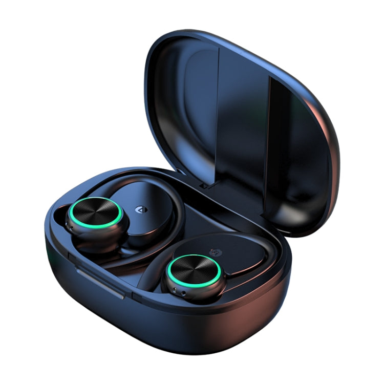 R201 With Charging Bin Hanging Ear Stereo Digital Display Bluetooth Earphones, R201 Pink, R201 Skin Color, R201 Black, R201 White