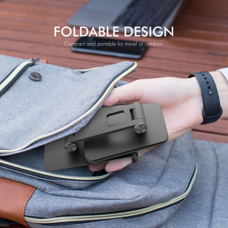 Support de chargement de téléphone pratique en alliage d'aluminium AhaStyle ST01, double pivot, ST01 (noir), ST01 (argent)