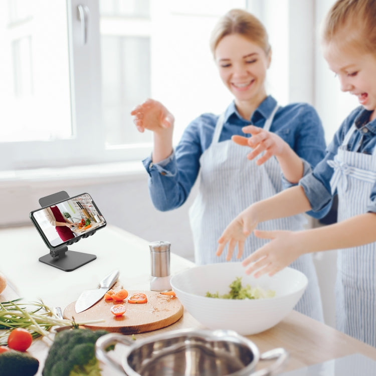 Support de chargement de téléphone pratique en alliage d'aluminium AhaStyle ST01, double pivot, ST01 (noir), ST01 (argent)