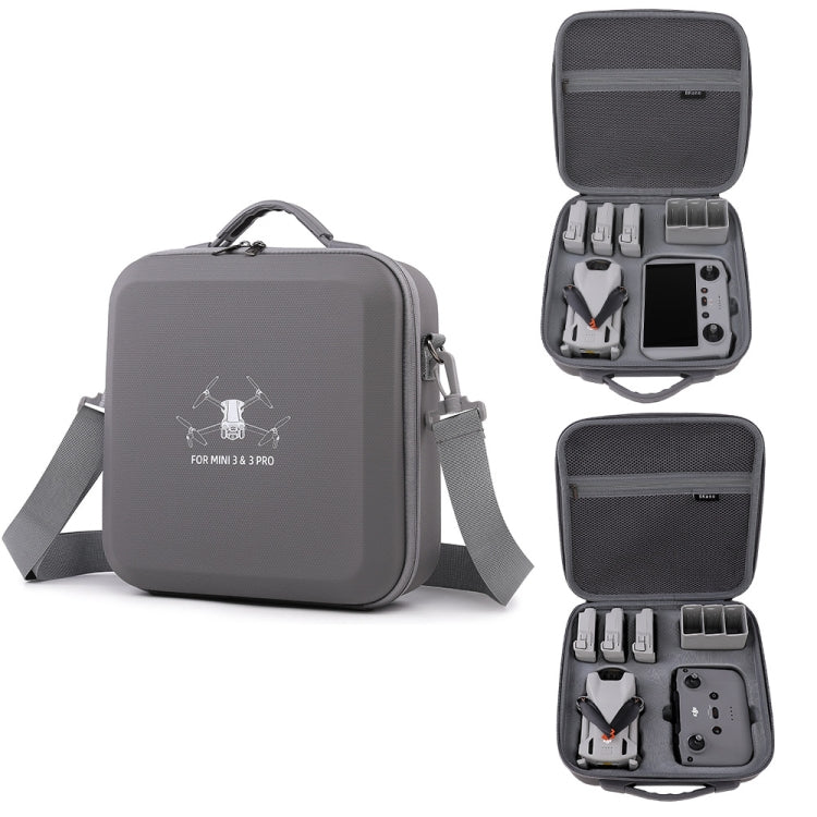 For DJI Mini 3 / Mini 3 Pro  BKANO PU Storage Bag Portable Shoulder Bag Messenger Bag, M3-012 RC-N1 Version, M3-012 RC Version