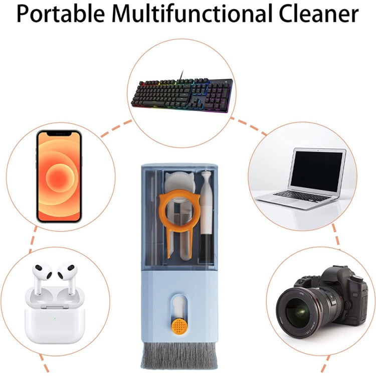 Q6S 10-in-1 Bluetooth Headphone Cleaning Pen Mobile Computer Keyboard Screen Digital Camera Cleaning Kit, Q6S (White), Q6S (Black), Q6S ( (Blue), Q6S (Pink)