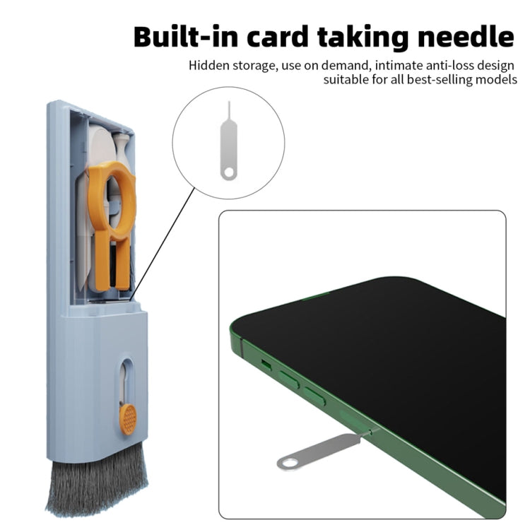 Q6S 10-in-1 Bluetooth Headphone Cleaning Pen Mobile Computer Keyboard Screen Digital Camera Cleaning Kit, Q6S ( (Blue), Q6S (Pink), Q6S (White), Q6S (Black)