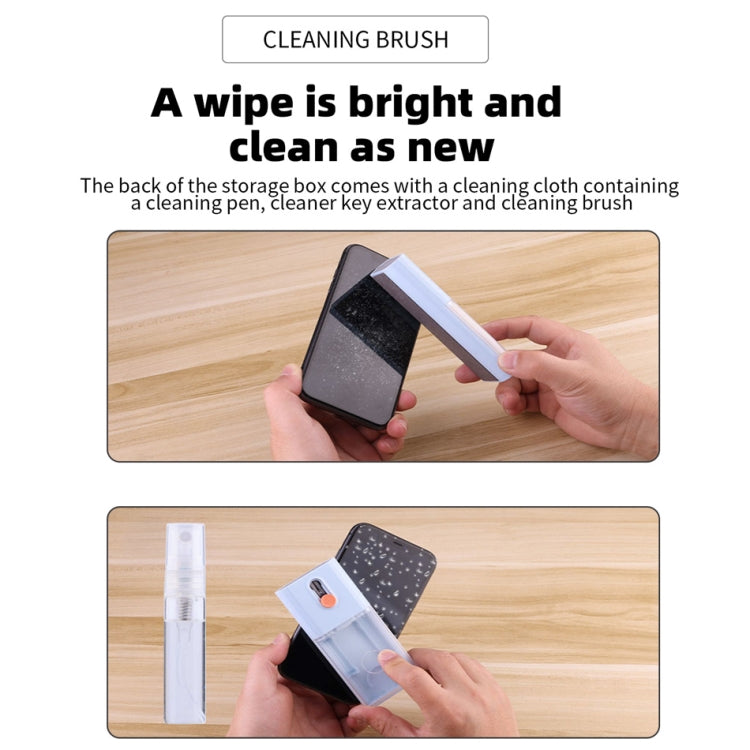 Q6S 10-in-1 Bluetooth Headphone Cleaning Pen Mobile Computer Keyboard Screen Digital Camera Cleaning Kit, Q6S (White), Q6S (Black), Q6S ( (Blue), Q6S (Pink)