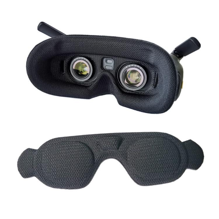 For DJI Goggles 2 Foam Padding Sponge Eye Pad Mask, Black, Gray, With Lens Cover Black, With Lens Cover Gray