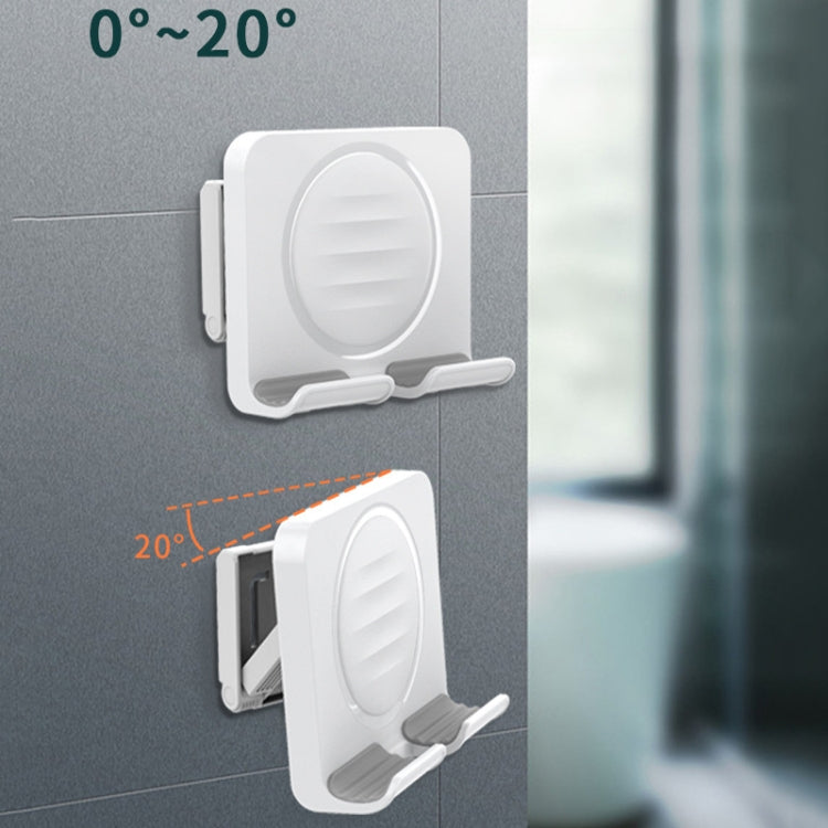 Support mural multifonction rotatif pour téléphone portable B86 (blanc)