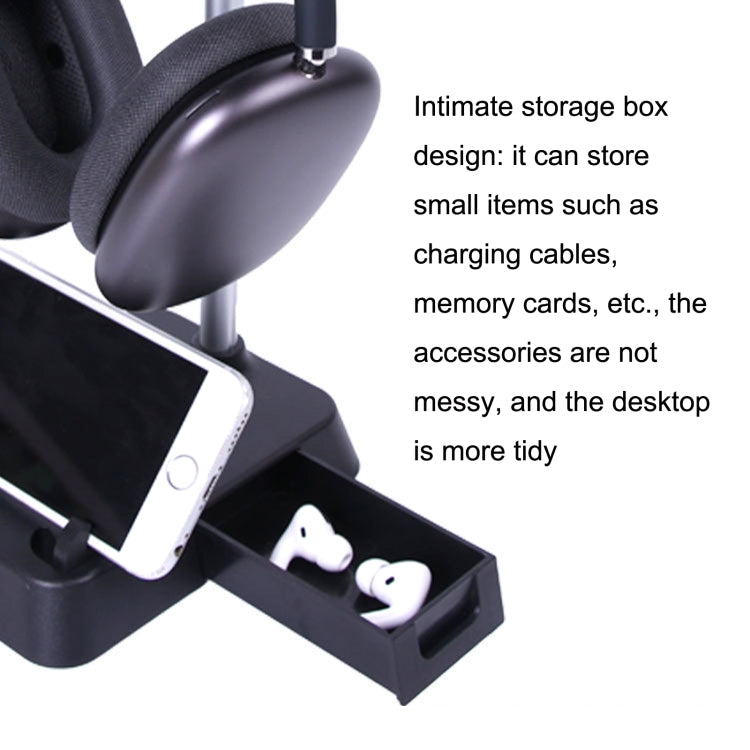 For AirPods Max Hifylux AP-HF5 Headphone Stand Mobile Phone Holder Storage Box, AP-HF5
