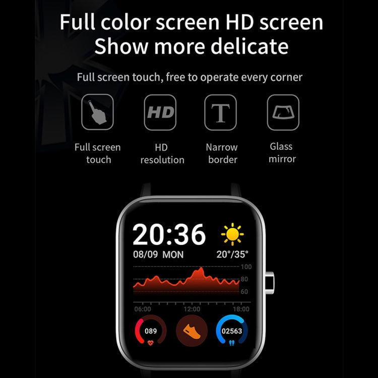 H10 1.69 inch Screen Bluetooth Call Smart Watch, Support Heart Rate/Blood Pressure/Sleep Monitoring, Black, Pink, Yellow, Grey, Blue Net+Silicone, Black Net+Silicone, Pink Net+Silicone, Gold Net+Silicone, Silver Net+Silicone