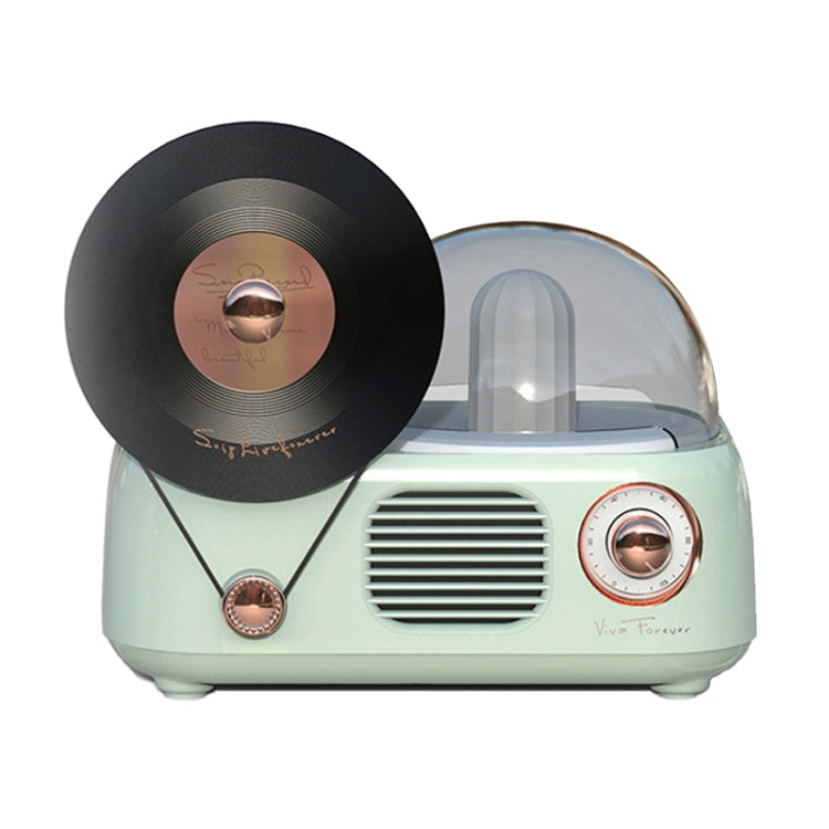 Y02 Retro Vinyl Record Player Wireless Bluetooth Speaker Ambient Light Aromatherapy Bluetooth Audio, Y02 (Blue), Y02 (Pink), Y02 (Green), Y02 (White)
