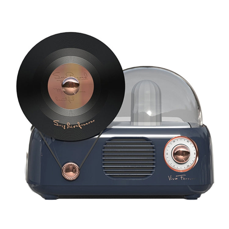 Y02 Retro Vinyl Record Player Wireless Bluetooth Speaker Ambient Light Aromatherapy Bluetooth Audio, Y02 (Blue), Y02 (Pink), Y02 (Green), Y02 (White)
