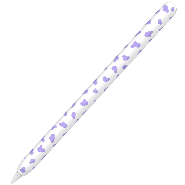 Étui en silicone AhaStyle PT65CW pour Apple Pencil 2, motif vache laitière