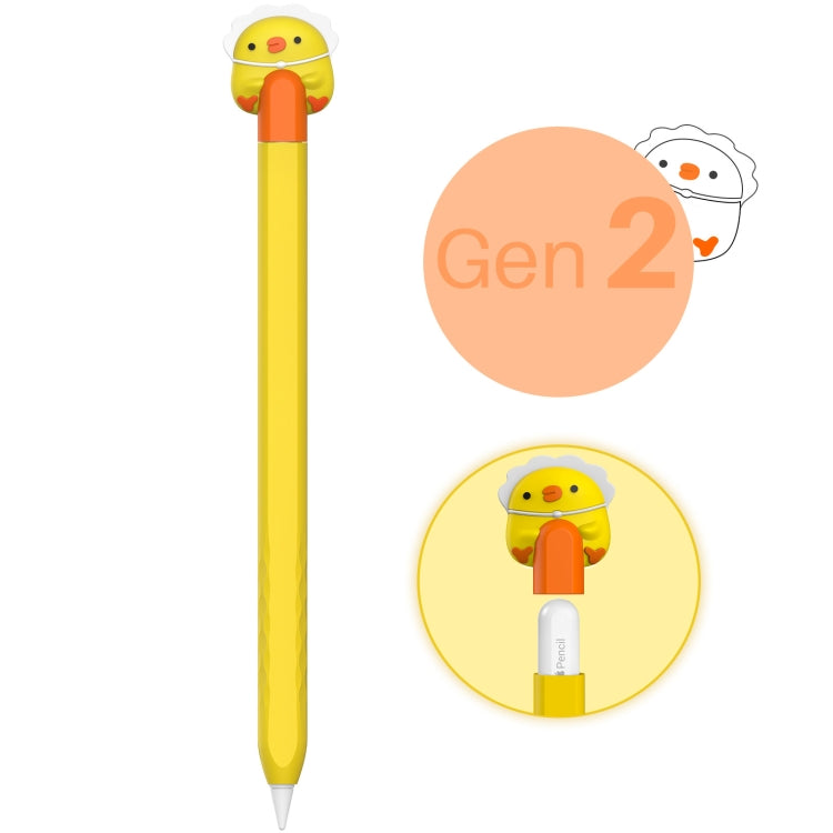 For Apple Pencil 2 AhaStyle PT-LC129 Pen Case Cartoon Silicone Protective Case