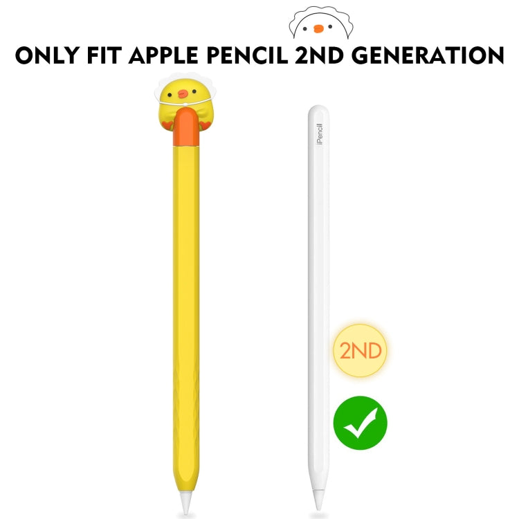 For Apple Pencil 2 AhaStyle PT-LC129 Pen Case Cartoon Silicone Protective Case