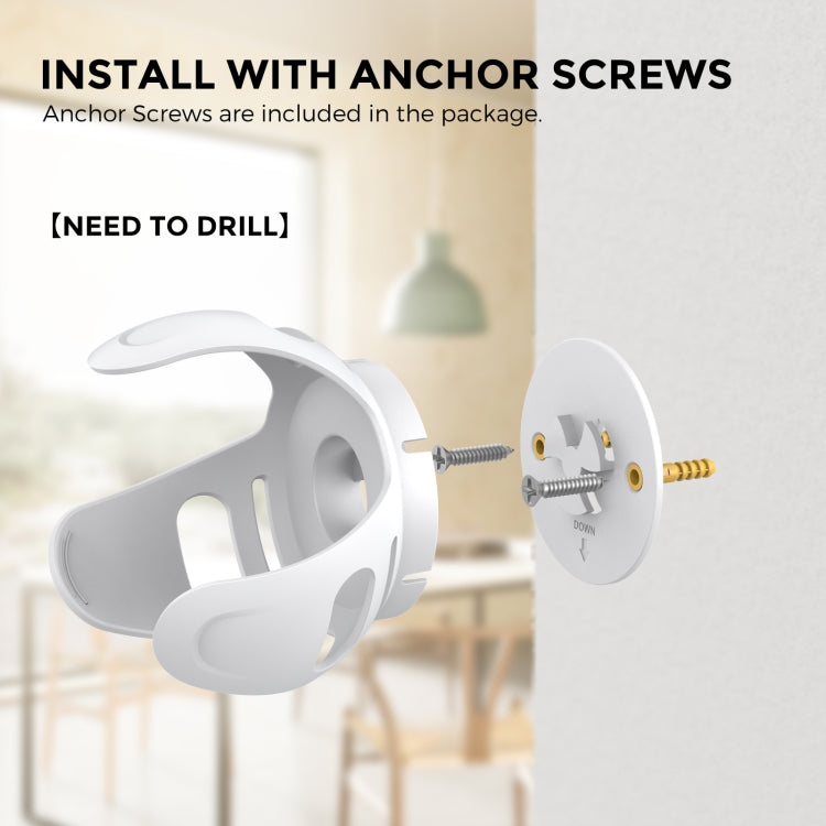 For Amazon Echo Dot 4/5 AhaStyle PT183 Speaker Wall Storage Stand, For Amazon Echo Dot 4/5 White, For Amazon Echo Dot 4/5 Black