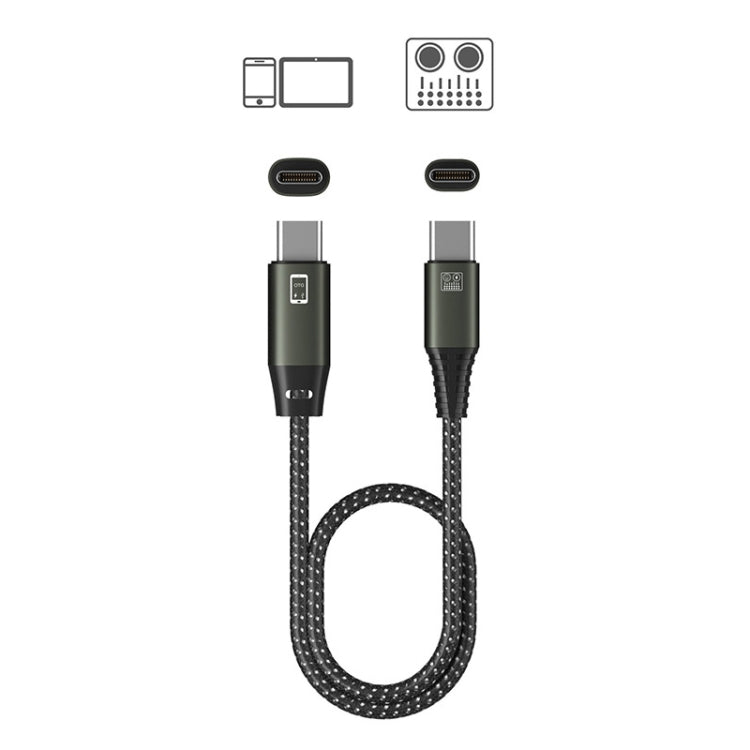 Live OTG Sound Card Cable Mobile Phone Charging Audio Recording Data Cable, T22 8 Pin To Type-C/USB-C+USB, T25 8 Pin To Type-C/USB-C, T28 Type-C/USB-C To Type-C/USB-C, T29 Type-C/USB-C To Type-C/USB-C+USB