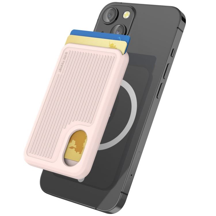 AhaStyle PT133-B Magnetic Vertical Silicone Card Holder, PT133-B(Pink), PT133-B(Black), PT133-B(Grey), PT133-B(Midnight Blue), PT133-B(Purple)
