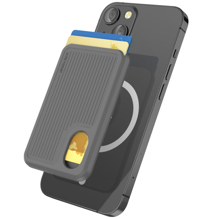 AhaStyle PT133-B Magnetic Vertical Silicone Card Holder, PT133-B(Pink), PT133-B(Black), PT133-B(Grey), PT133-B(Midnight Blue), PT133-B(Purple)