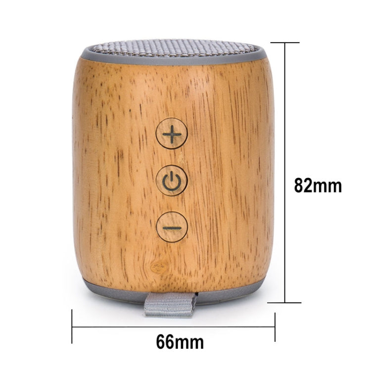 BT811 Mini Wooden Wireless Bluetooth Speaker Support TF Card & 3.5mm AUX, BT811 (Black), BT811 (Silver Gray)