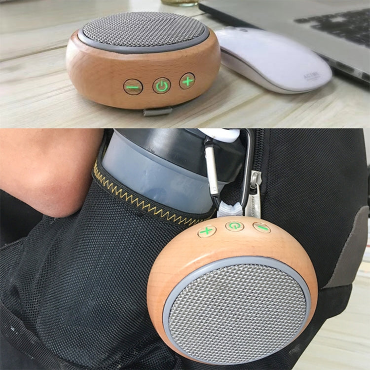 BT810 Small Outdoor Portable Wooden Bluetooth Speaker Support TF Card & 3.5mm AUX, BT810 (Black), BT810 (Silver Gray)