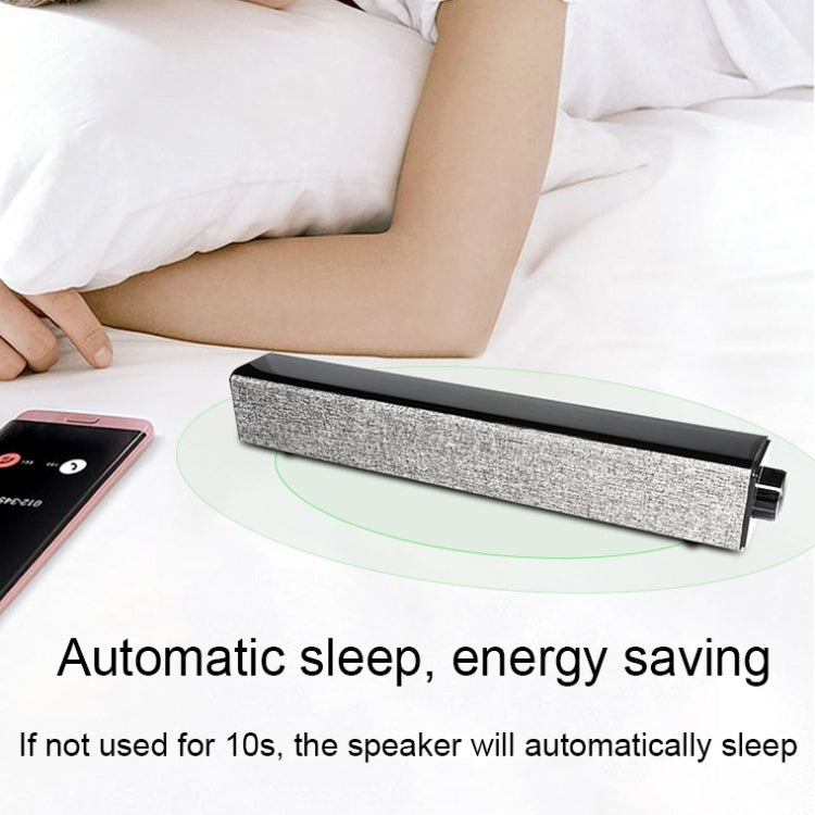 BT808 20W Desktop Computer Bluetooth Speaker 3D Stereo Sound Effect Home Speaker, BT808 (Black), BT808 (Silver Gray)