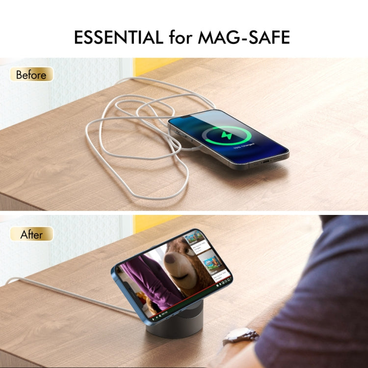 For IPhone12/13/14 Series AhaStyle PT137 Magnetic Charging Stand, PT134 (Pink)