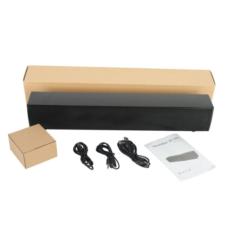 BT809S Desktop Long Gaming Bluetooth Speaker Computer USB Plug-in Intelligent Ambient Light Audio