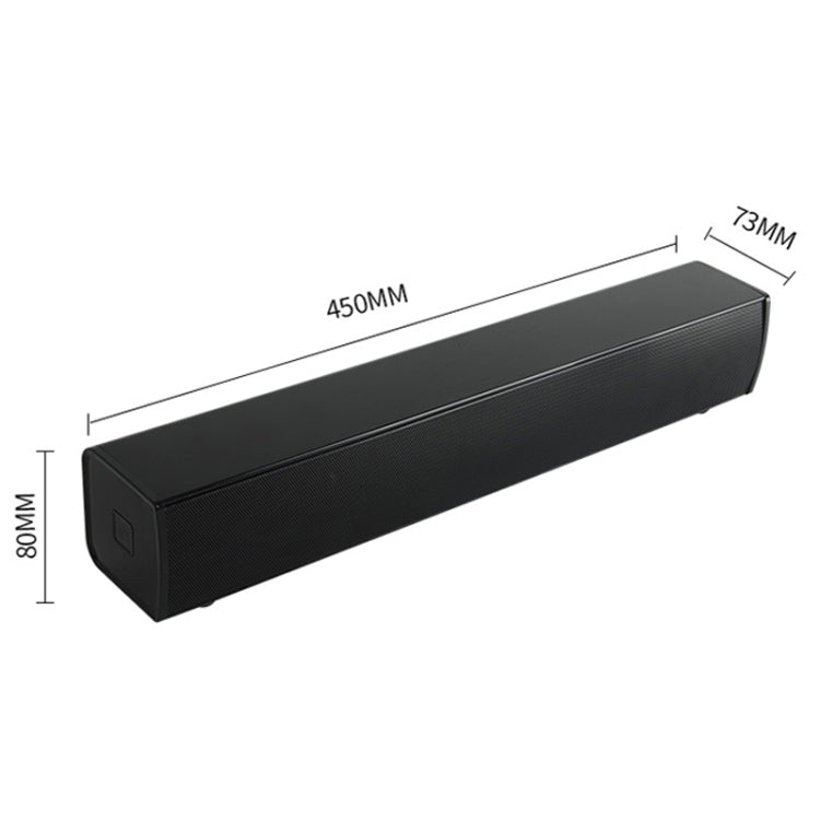 Enceinte Bluetooth de bureau BT809S, longue durée de jeu, prise USB, éclairage ambiant intelligent, audio