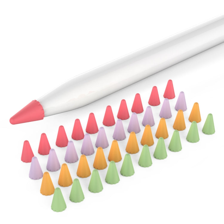 For Apple Pencil 1 / 2 AhaStyle PT107 40pcs Silicone Tip Protective Case