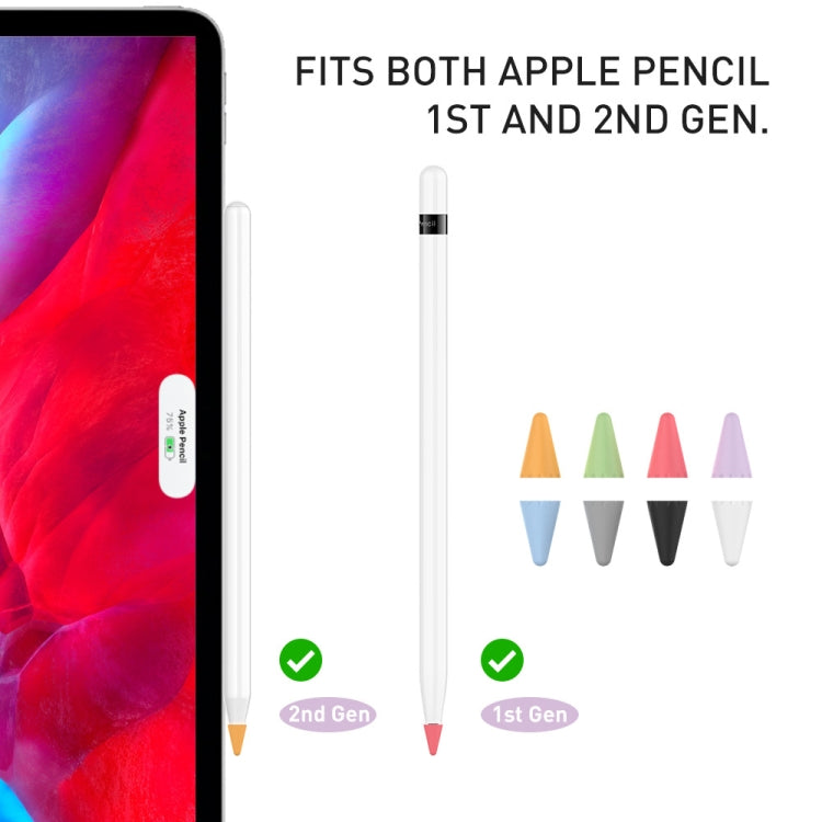 For Apple Pencil 1 / 2 AhaStyle PT107 40pcs Silicone Tip Protective Case