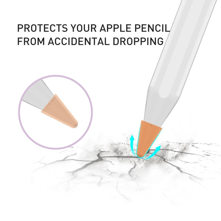 For Apple Pencil 1 / 2 AhaStyle PT107 40pcs Silicone Tip Protective Case