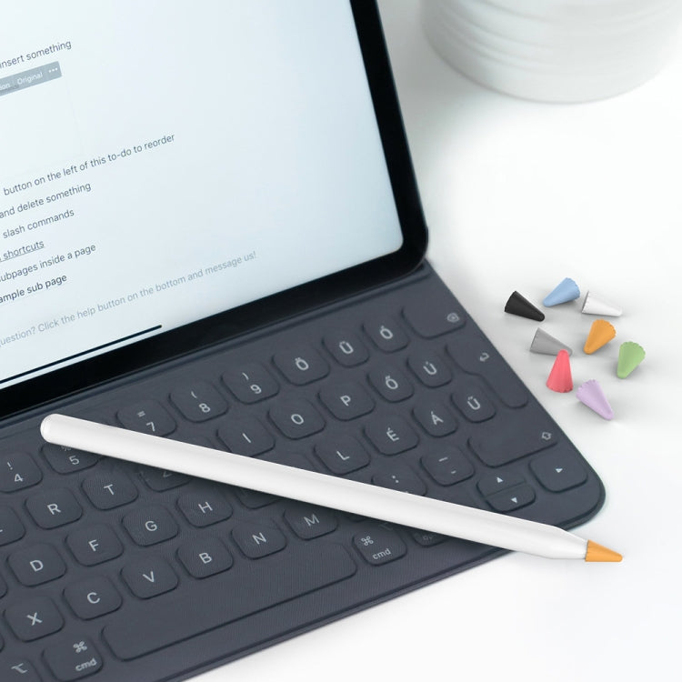 For Apple Pencil 1 / 2 AhaStyle PT107 40pcs Silicone Tip Protective Case