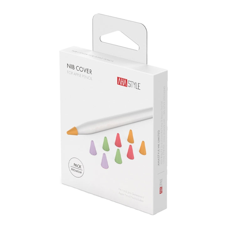 For Apple Pencil 1 / 2 AhaStyle PT107 40pcs Silicone Tip Protective Case