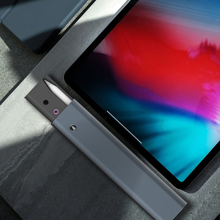 For Apple Pencil 1 / 2 AhaStyle PT145 Aluminum Storage Pen Case, PT145 (Silver), PT145 (Dark Gray)