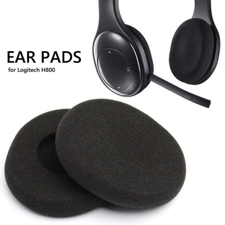 For Logitech H800 Headphone 2pcs Sponge Cover Ear Pads Earmuff, For Logitech H800