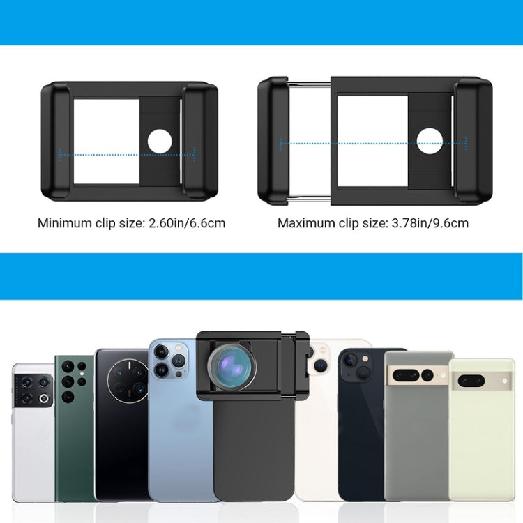 APEXEL CM-HB100CPL HB100mm HD External Macro Mobile Phone Lens with CPL, CM-HB100CPL