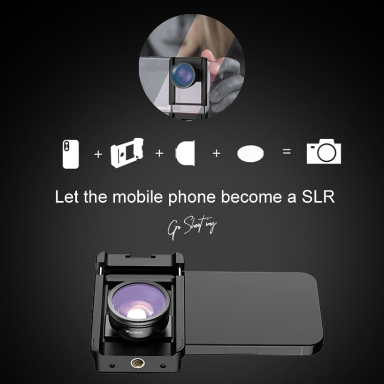 APEXEL CM-HB100CPL HB100mm HD External Macro Mobile Phone Lens with CPL, CM-HB100CPL