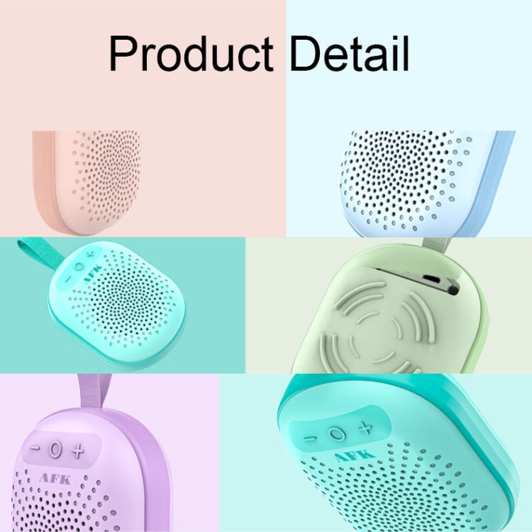 AFK BT-513 TWS Mini Portable RGB Light Bluetooth Speaker 3D Sound Effect Waterproof Bluetooth Audio, BT-513 (Pink), BT-513 (Green), BT-513 (Blue), BT-513 (Light Blue)