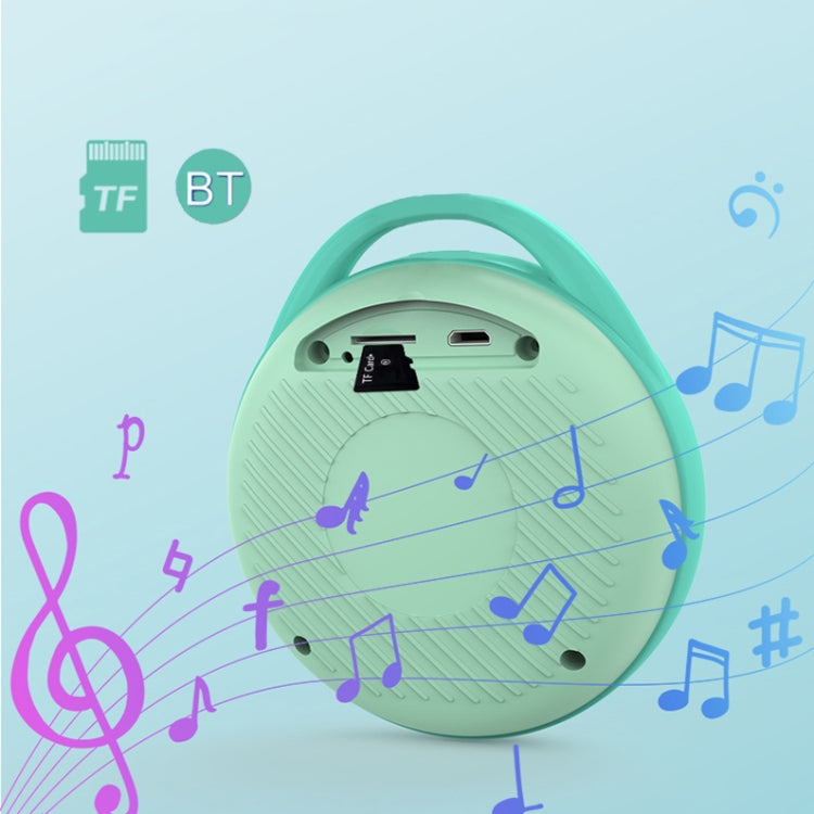 AFK BT-515 TWS Mini 3D Sound Effect Bluetooth Speaker Portable Waterproof RGB Light Audio, BT-515 (Lake Blue)