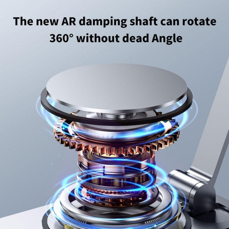 Desktop 360-degree Rotating Foldable Mobile Phone Holder, Carbon Steel White, Carbon Steel Black, Metal Silver, Metal Gray, Metal Purple