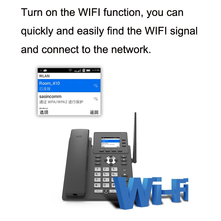 S01 Smart VOIP Network Phone 4G Full Netcom SIP Audio ConferenceBusiness Office Wireless Fixed Landline