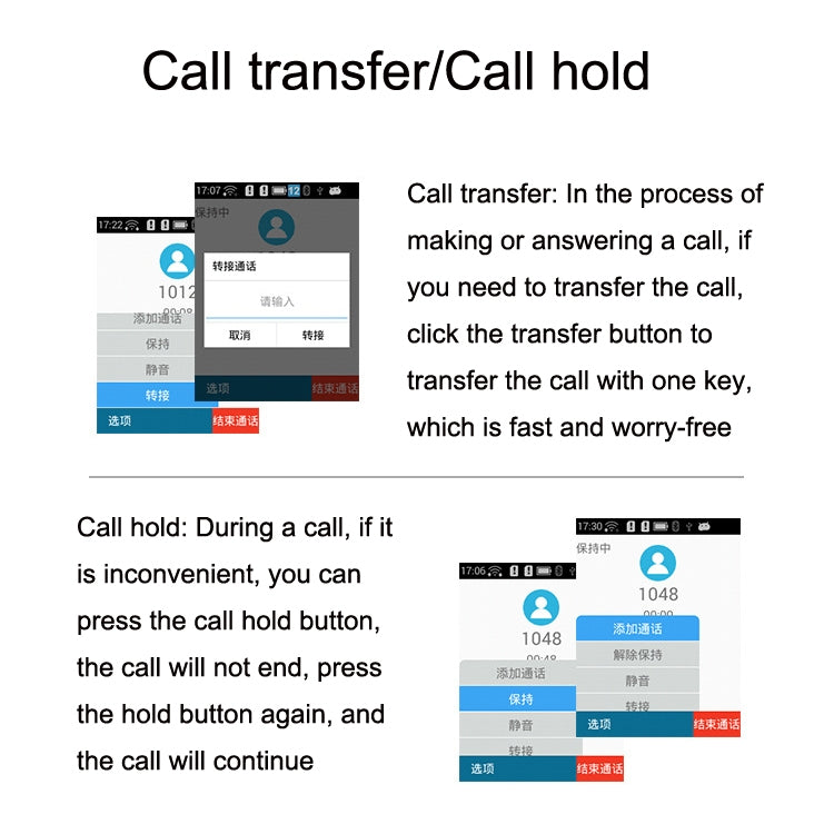 S07 Mobile Handheld WIFI Wireless Phone IP VOIP SIP Phone Support 4G Charging Base Network Phone