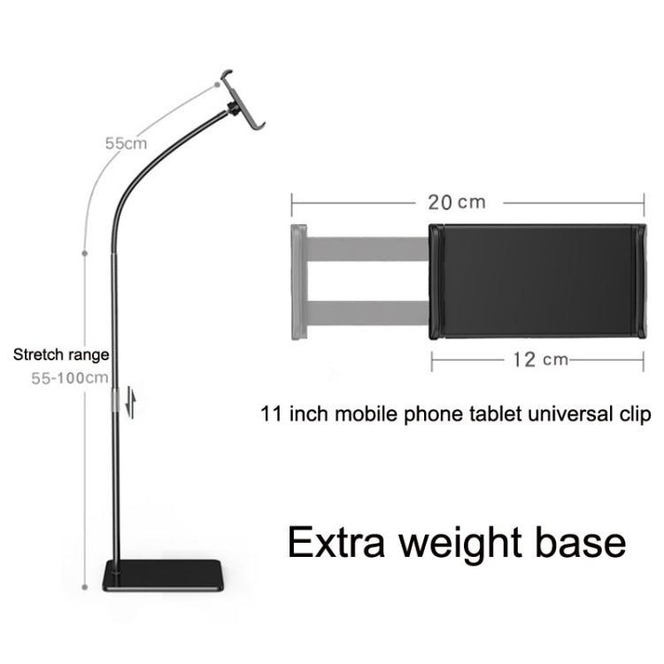 155cm Mobile Phone Tablet Live Broadcast Bedside Lifting Bracket, 155cm Telescopic Floor Model (Black), 155cm Cantilever Floor Stand (Black), 155cm Telescopic Floor Stand (White), 155cm Cantilever Floor Stand (White)