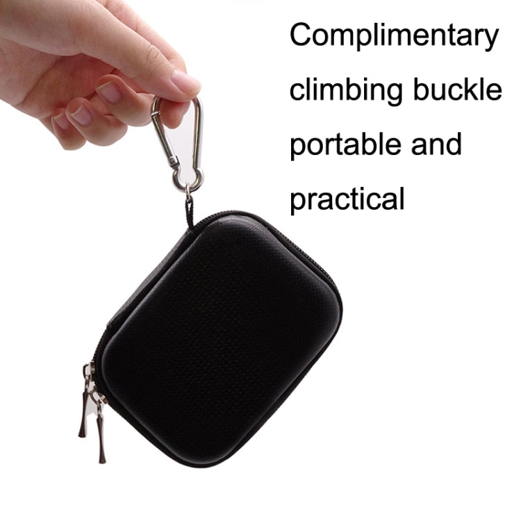 GHKJOK GH1803 EVA Data Cable U Disk Key Coin Wallet Mini Earphone Storage Box, GH1803 Black, GH1803 Red