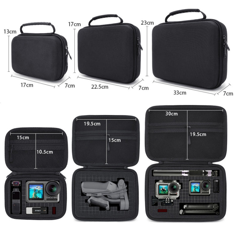 For Gopro10 / 9 Camera Bag Multifunctional Digital Storage Bag Large Capacity Handbag, 1339 Small, 1339 Medium, 1339 Large